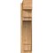 Ekena Millwork Merced Block Rough Sawn Outlooker, Western Red Cedar, 8"W x 24"D x 36"H OUT08X24X36MRC05RWR - alternate 2